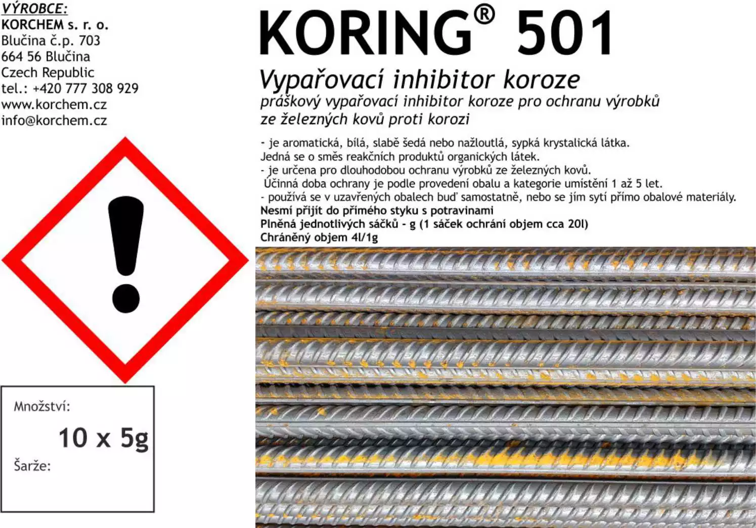 KORING 501 (10 x 5g)